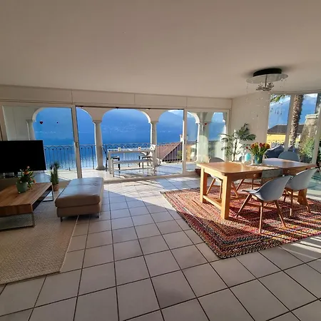 بيت للعطل Wohlfuehl-oase Mit Traumblick Fuer Alle Generationen Inkl Aufzug Gambarogno